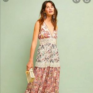 Anthropologie Cabaret maxi dress size XS